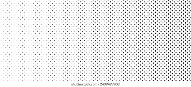 Blended  black square shape on white for pattern and background,  Abstract geometric texture collection design. 