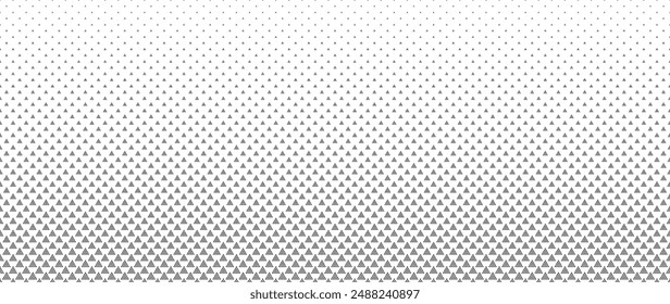 Blended  black triangle dot on white for pattern and background,  Abstract geometric texture collection design. 