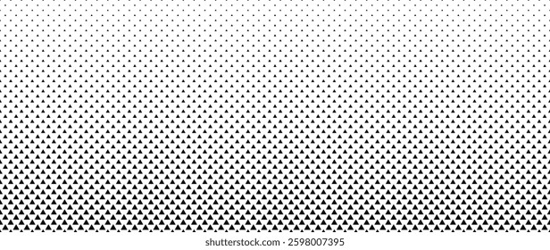 Blended  black triangle on white for pattern and background,  Abstract geometric texture collection design. 