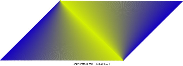Blended Color Geometric Pattern