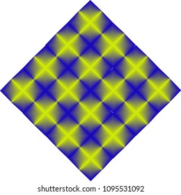 Blended Color Geometric Pattern