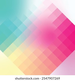Fondo de degradado de color mezclado con efecto de vidrio de mosaico