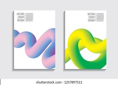 Blended covers, gradient wavy line shapes. Futuristic minimal design. Abstract cyber background. Modern visual effect. Repeating lines. For poster, layout, placard, grunge paper, card, book