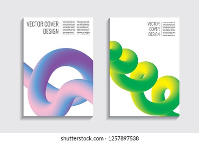 Blended covers, gradient wavy line shapes. Futuristic minimal design. Abstract cyber background. Modern visual effect. Repeating lines. For poster, layout, placard, grunge paper, card, book