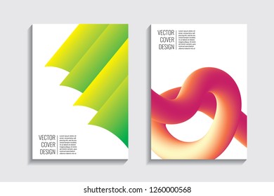 Blended covers, gradient wavy line shapes. Futuristic minimal design. Abstract cyber background. Modern visual effect. Repeating lines. For poster, layout, placard, grunge paper, card, book