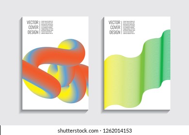 Blended covers, gradient wavy line shapes. Futuristic minimal design. Abstract cyber background. Modern visual effect. Repeating lines. For poster, layout, placard, grunge paper, card, book