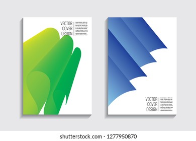 Blended covers, gradient wavy line shapes. Futuristic minimal design. Warm-colored bionic background. Modern visual effect. Repeating lines. For poster, layout, placard, grunge paper, card, book