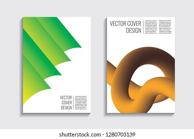 Blended covers, gradient wavy line shapes. Futuristic minimal design. Warm-colored bionic background. Modern visual effect. Repeating lines. For poster, layout, placard, grunge paper, card, book