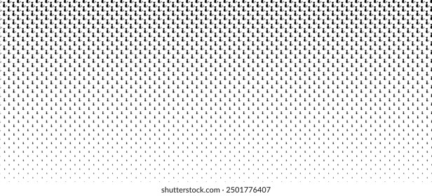 Blended  doodle black cat on white for pattern and background,  Abstract geometric texture collection design,Halloween concept.