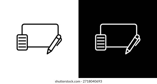 Icono de aprendizaje combinado. Ilustración negra aislada para gráfico y Diseño web.