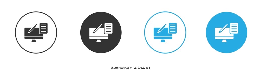 Ícone de aprendizado combinado. Modelo de design de ícone gráfico