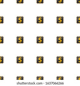 Blended Learning icon pattern seamless isolated on white background. Editable flat Blended Learning icon. Blended Learning icon pattern for web and mobile.