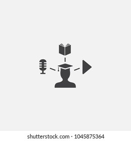 Blended Learning icon. Simple element illustration. Blended Learning symbol design from eLearning collection. Can be used in web and mobile.