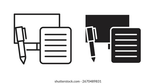 Blended learning icon vector, sign and symbol for design, website or apps elements.