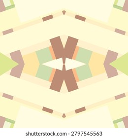 Blended linear ornament outline composition in apricot glow, buttercup, citron, soft mint, olive branch, maize, cantaloupe, sienna and nature warm petal