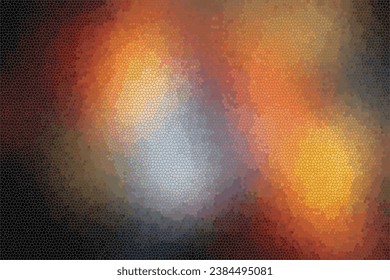 blended mosaic effect brush stroke abstract soft gradient shadow grunge effect mural background digital vector illustration