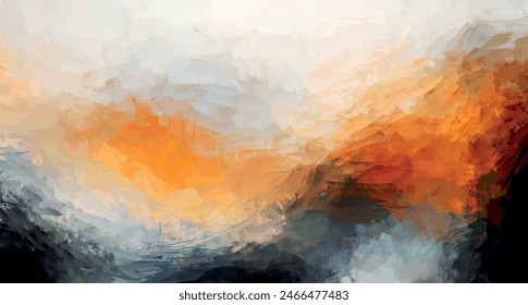 blended shadow abstract brush stroke effect illustration of a burn smoke colorful background in gradient style