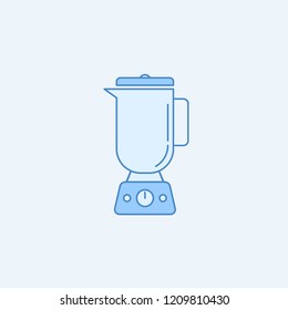 blender 2 colored line icon. Simple blue and white element illustration. blender concept outline symbol design from kitchen set