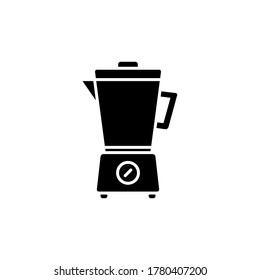 Blender Black Glyph Icon. Simple and flat. Solid and bold. Can use for web, apps, or logo. Vector illustration. Home Electronic Icon.