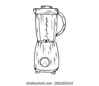 blender black outline vector. Blender for logo