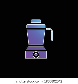 Blender blue gradient vector icon