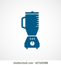 Blender Blue Icon On White Background