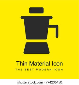 Blender bright yellow material minimal icon or logo design