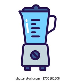 Blender color line icon. Kitchenware. Household equipment. Sign for web page, mobile app, banner. 