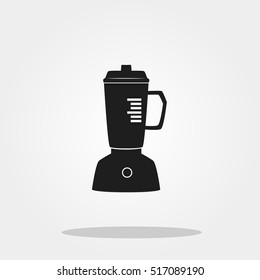Blender cute icon in trendy flat style isolated on color background. Kitchenware symbol for your design, logo, UI. Vector illustration, EPS10.