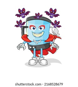 the blender Dracula illustration. character vector