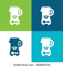 Blender Vierfarbige minimale Icon-Set
