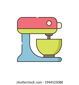 Blender  Flat Icon Isolated On White Background