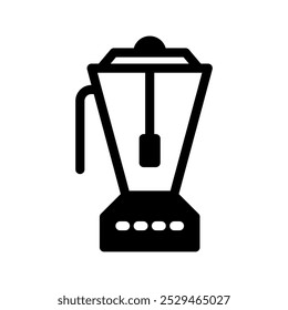 Blender glyph illustration icon vector