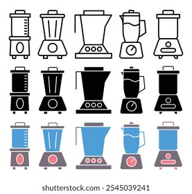 Blender icon in black and colored versions.