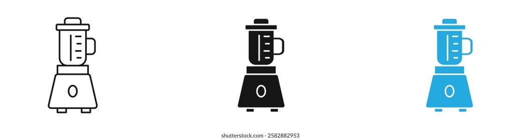 Blender icon black white vector outline