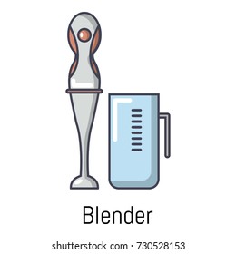 Blender icon. Cartoon illustration of blender vector icon for web
