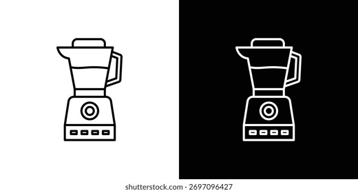 Icono de la licuadora diseño Arte vectorial Ilustraciones