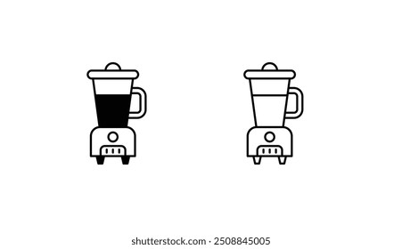 Blender icon design with white background stock illustration