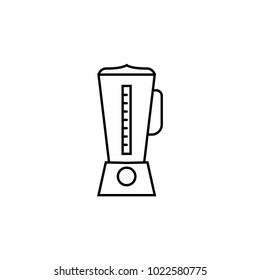 blender icon. Element of home appliances for mobile concept and web apps. Thin line icon for website design and development, app development. Premium icon on white background