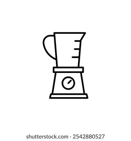 Blender icon. filled and line stroke icons