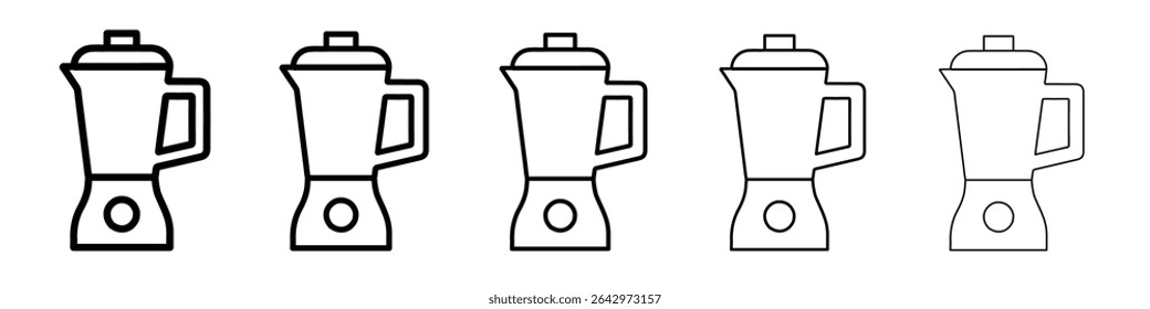 blender icon Flat design on isolated background