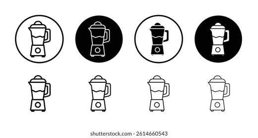 Blender icon flat and simple set design