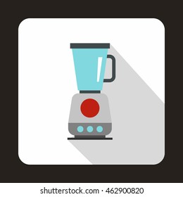 Blender icon in flat style with long shadow. Home appliances symbol