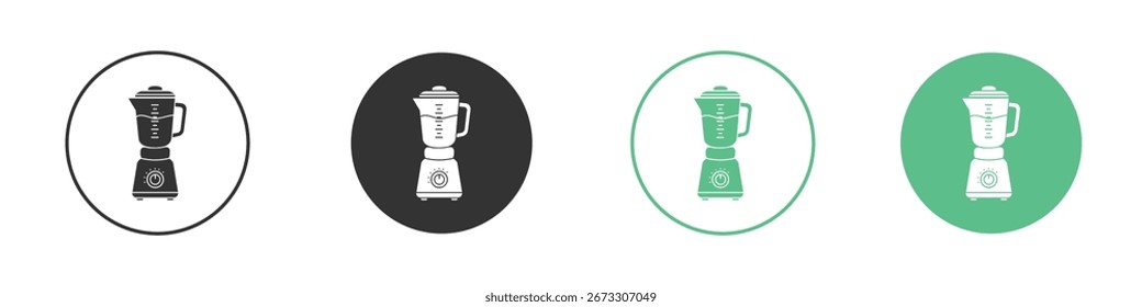 Blender icon Minimal Flat Line Vector Icon Set.