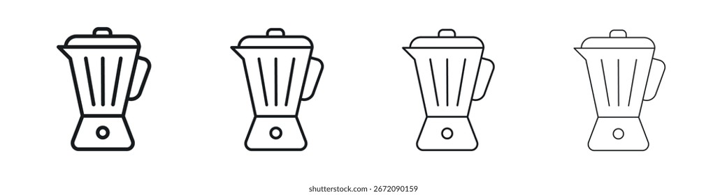 ícone do Blender. linhas de traçados mínimos para designs da Web