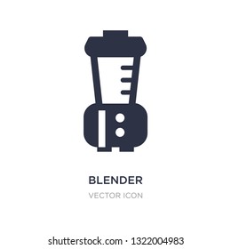 blender icon on white background. Simple element illustration from Alcohol concept. blender sign icon symbol design.