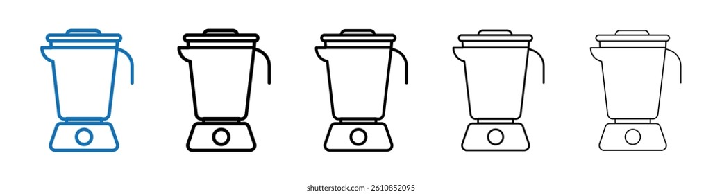 Blender icon Outline vector logo for web ui