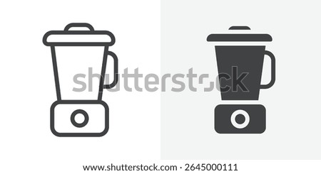 Blender icon Outline vector sign