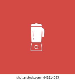 blender icon. sign design. red background