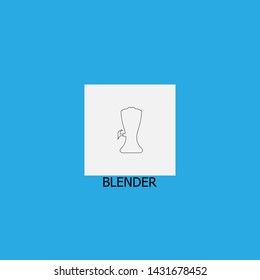 blender icon sign signifier vector